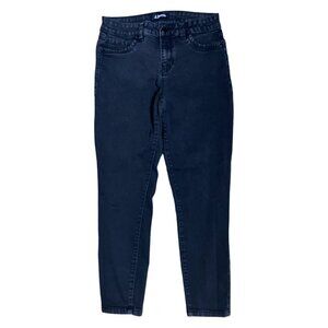 Sz.6*D.Jeans*Black Skinny Jeans--Mid-Rise--Zip-Fly